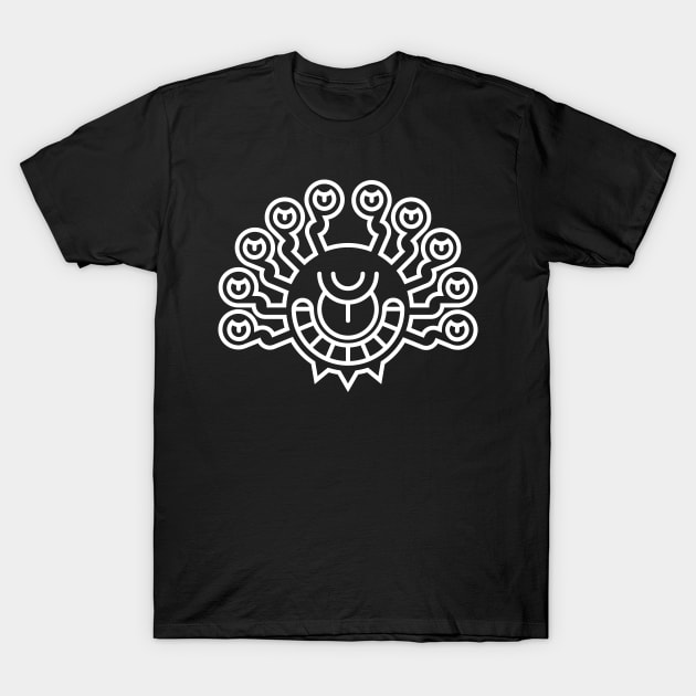 Beholder Logo (White) T-Shirt by NathanBenich